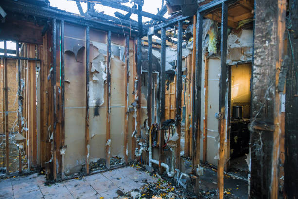 Professional Fire Damage Assessment technician working in New Lisbon, WI